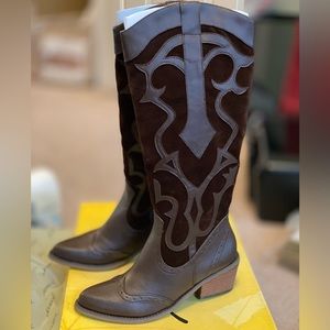 Gomax Brown cowboy boots